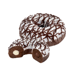 Donut au chocolat fourré à la noix de coco et au chocolat 72 g