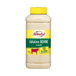 Gélatine en poudre bovine 100 bloom 1 kg