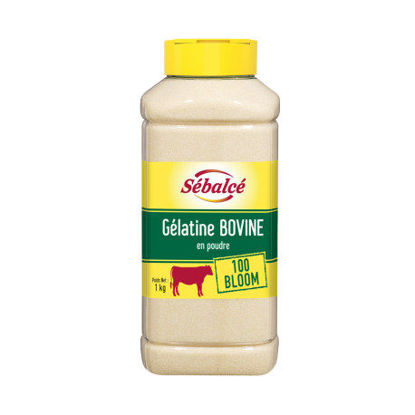 Gélatine en poudre bovine 100 bloom 1 kg