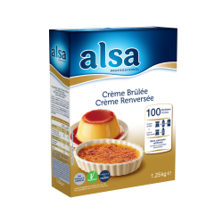 Préparation pour crème brûlée ou crème renversée 100 portions