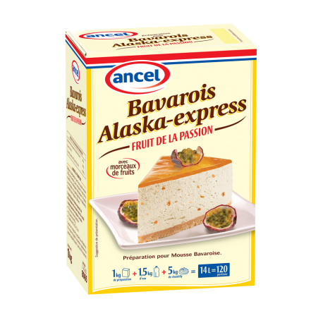 Préparation pour mousse bavaroise passion Alaska-Express 1 kg