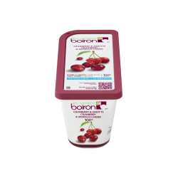 Purée cranberry griotte sucrée 1 kg