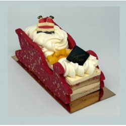Bûche à la framboise et à la passion 450 g