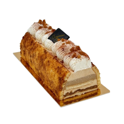 Bûche croustillant speculoos café 180 x 80 x 80 mm 410 g
