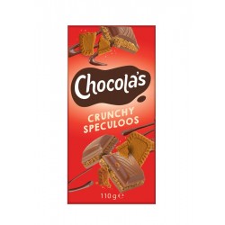 crunchy spéculoos chocolat lait 110 g