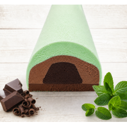 Gouttière glacée à la menthe et chocolat noir 57 cm 1.5 kg