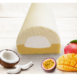 Gouttière glacée à la passion, noix de coco et mangue 57 cm 1.5 kg