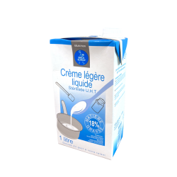 Crème légère culinaire 18 % MG stérilisée UHT 1 L