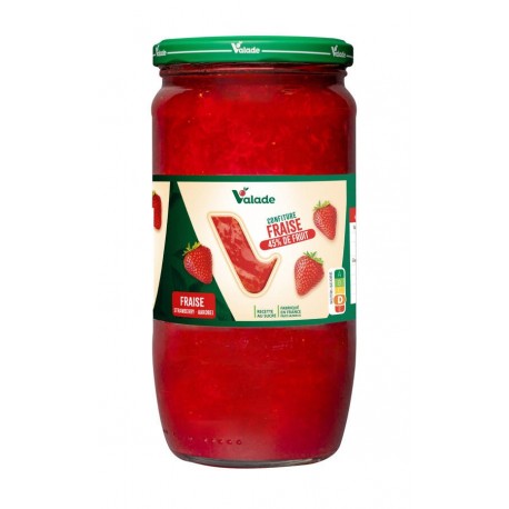 Confiture extra de fraises 45 % 1 kg