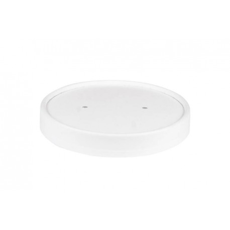 Couvercle pour pot à soupe carton blanc PSA 480