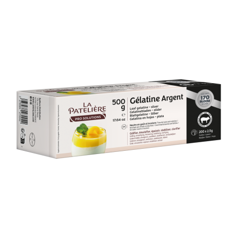 Gélatine porcine en feuille x 200 170 bloom 500 g