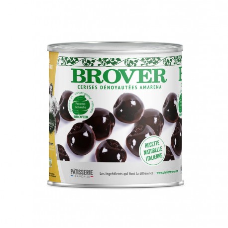 Cerises amarena entières dénoyautées au sirop lourd 3/1
