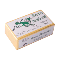 Beurre demi sel 80 % MG 250 g