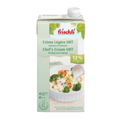 Crème légère UHT 12 % de matière grasse