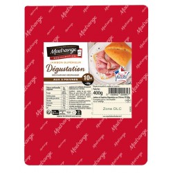 Jambon cuit supérieur découenné dégraissé aux 3 poivres tranches 40 g x 10